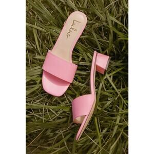 Lulus Janiya Light Pink High Heel Sandals